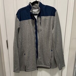 Orvis Men's Two-Tone Gray and Navy Jacket
